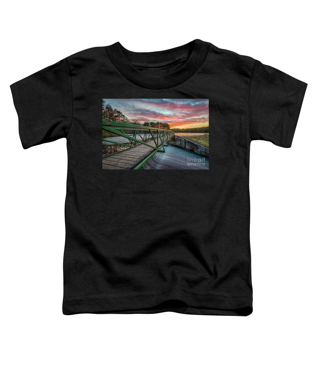 Boughton Toddler T-Shirt featuring the photograph Boughton Bridge to Beauty by Joann Long