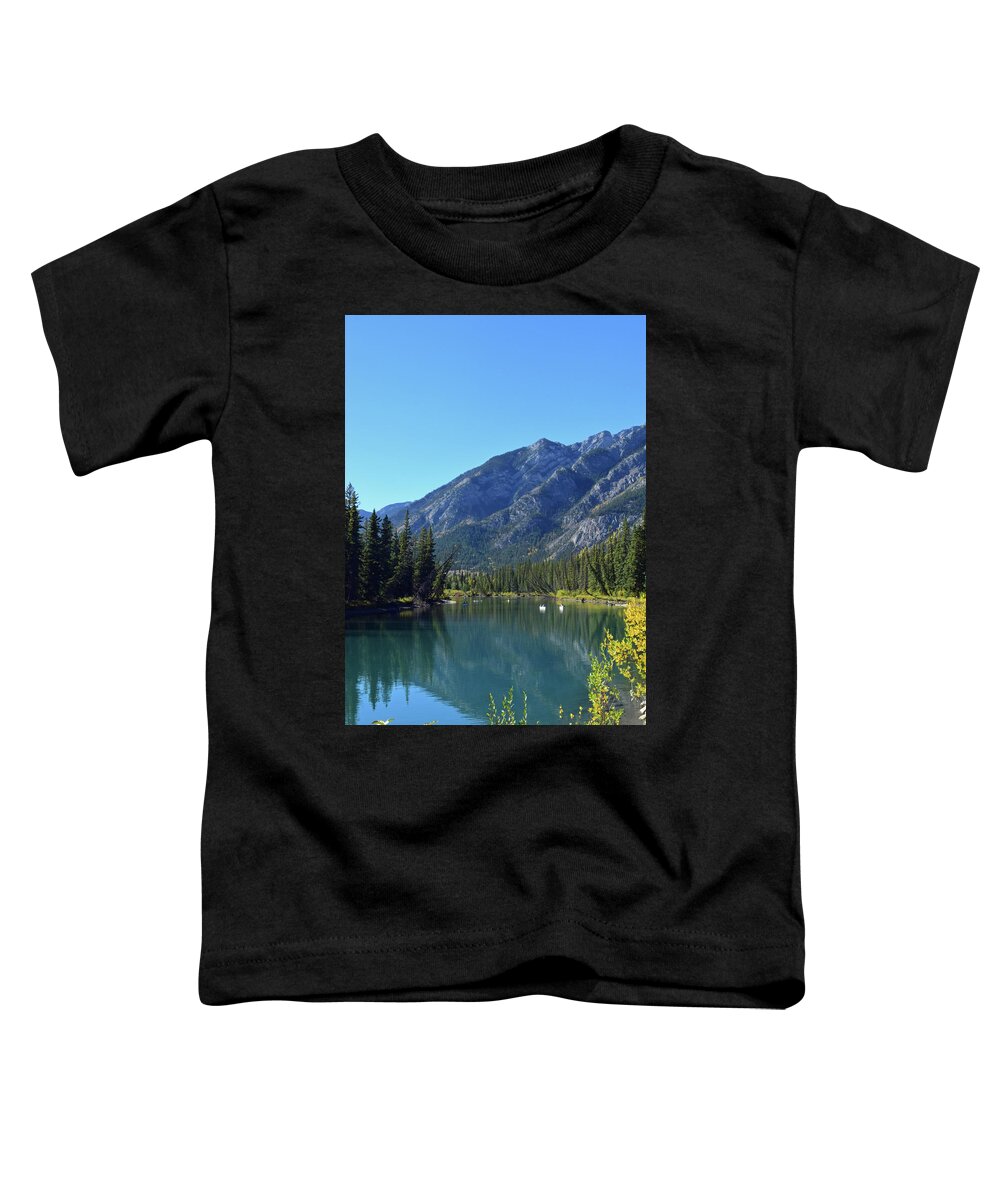 Bow River Toddler T-Shirt featuring the photograph Bow River No. 2-1 by Sandy Taylor