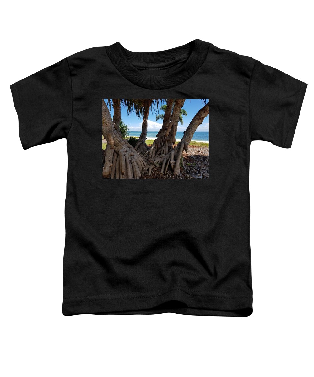 Bribie Island Toddler T-Shirt featuring the photograph Bribie Trees by Cassy Allsworth