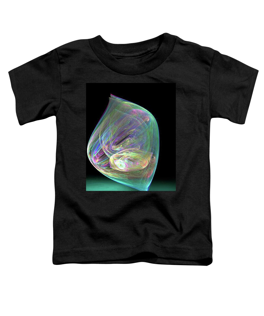 Space Toddler T-Shirt featuring the digital art Bubbles by Kelly Dallas