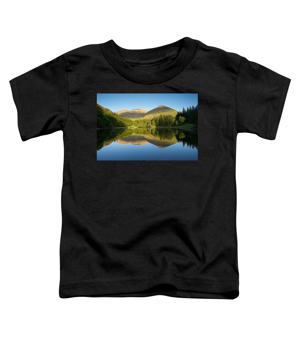 Bidean Nam Bian Toddler T-Shirt featuring the photograph Californian Summer in Glencoe by Stephen Taylor