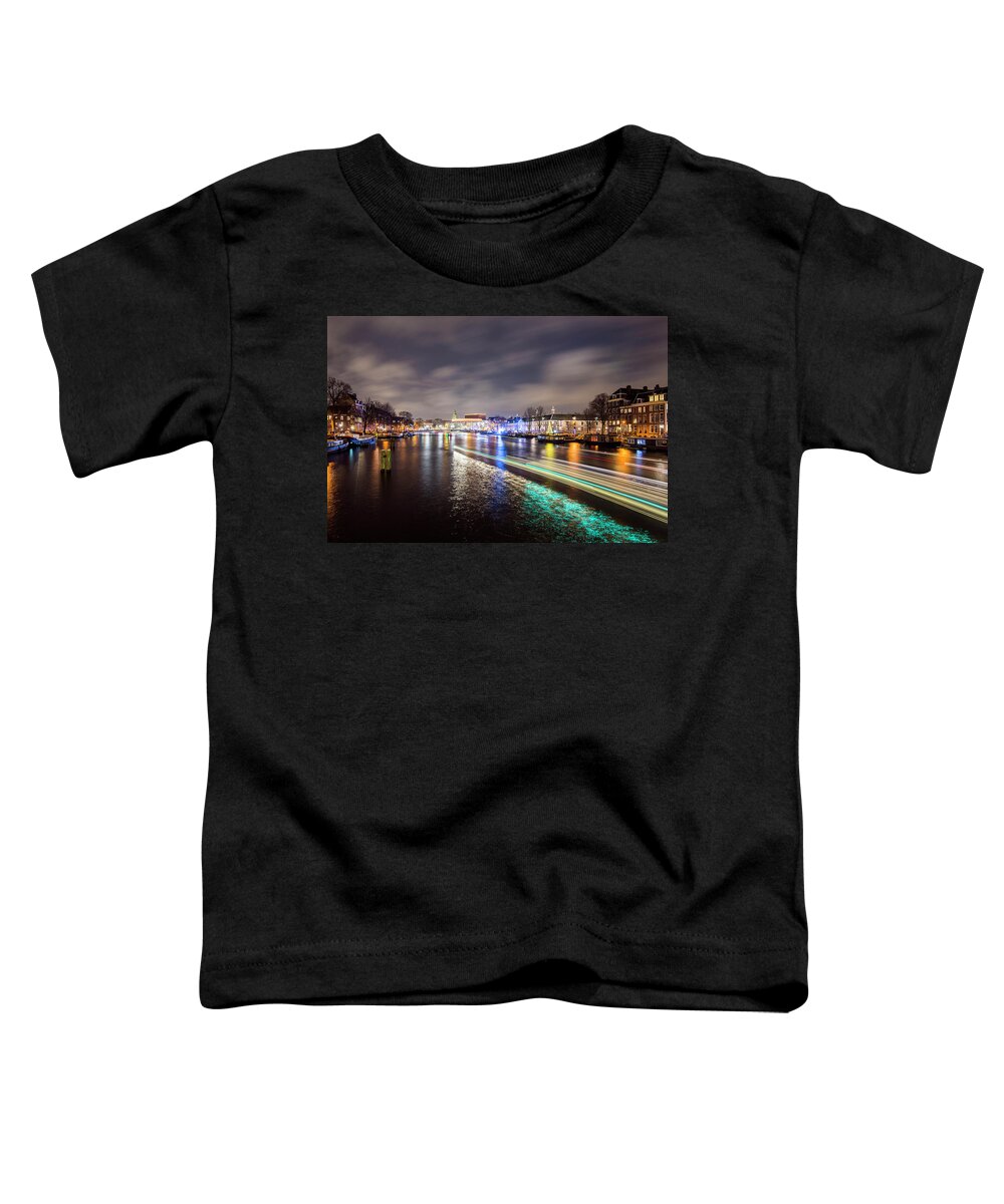Travel Toddler T-Shirt featuring the photograph Canal Streaking IV by Matt Swinden
