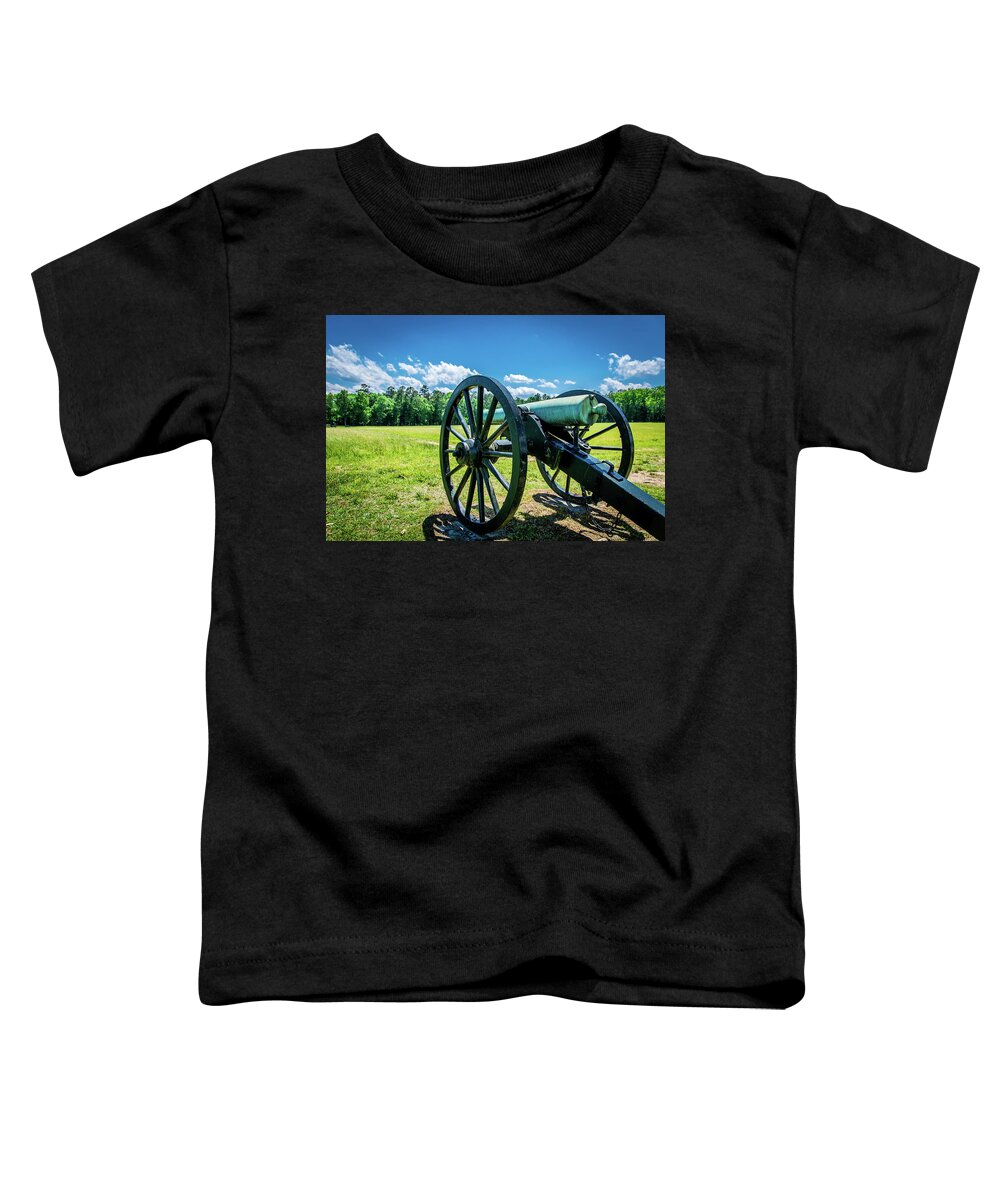 Cannon Toddler T-Shirt featuring the photograph Cannon by James L Bartlett