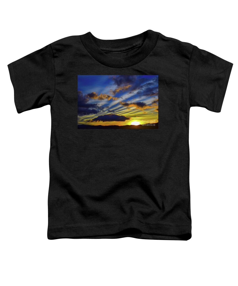 Sunrise Toddler T-Shirt featuring the photograph Canyon Dawn by Jeff Hubbard