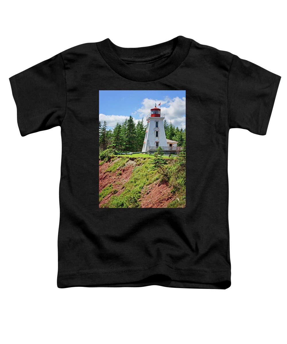 Cape Bear Lighthouse Toddler T-Shirt featuring the photograph Cape Bear Lighthouse - 2 by Nikolyn McDonald