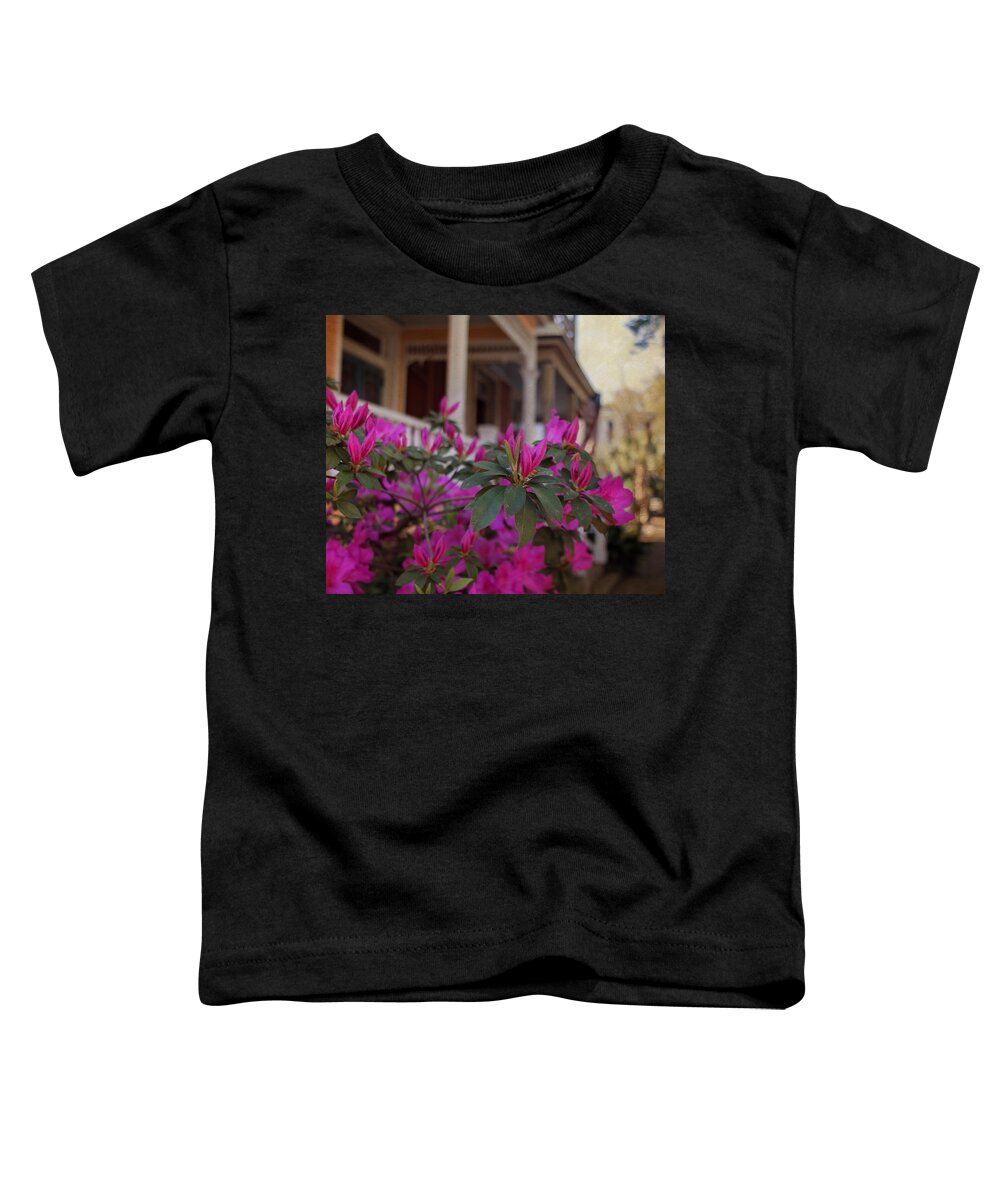Azalea Toddler T-Shirt featuring the photograph Charming in Savannah by Kim Hojnacki