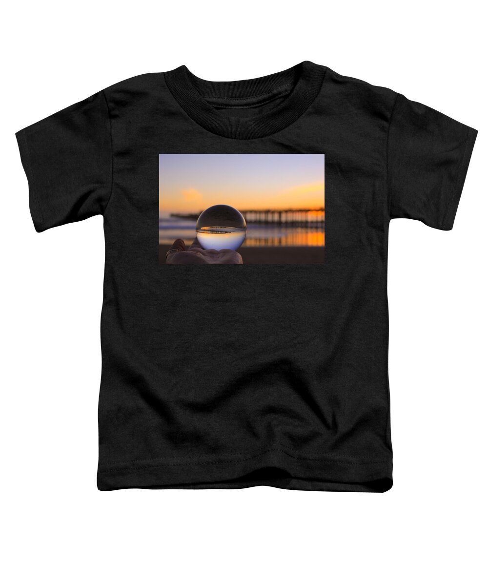 Capitola Toddler T-Shirt featuring the photograph Circles by Lora Lee Chapman