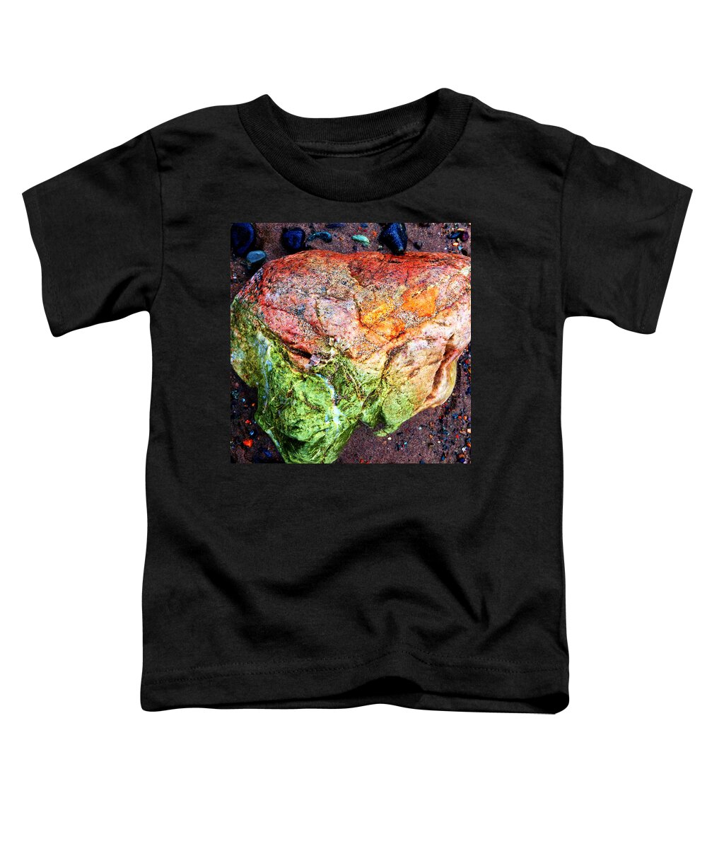 Stone Toddler T-Shirt featuring the photograph Colorful stones IV by Cristina Stefan