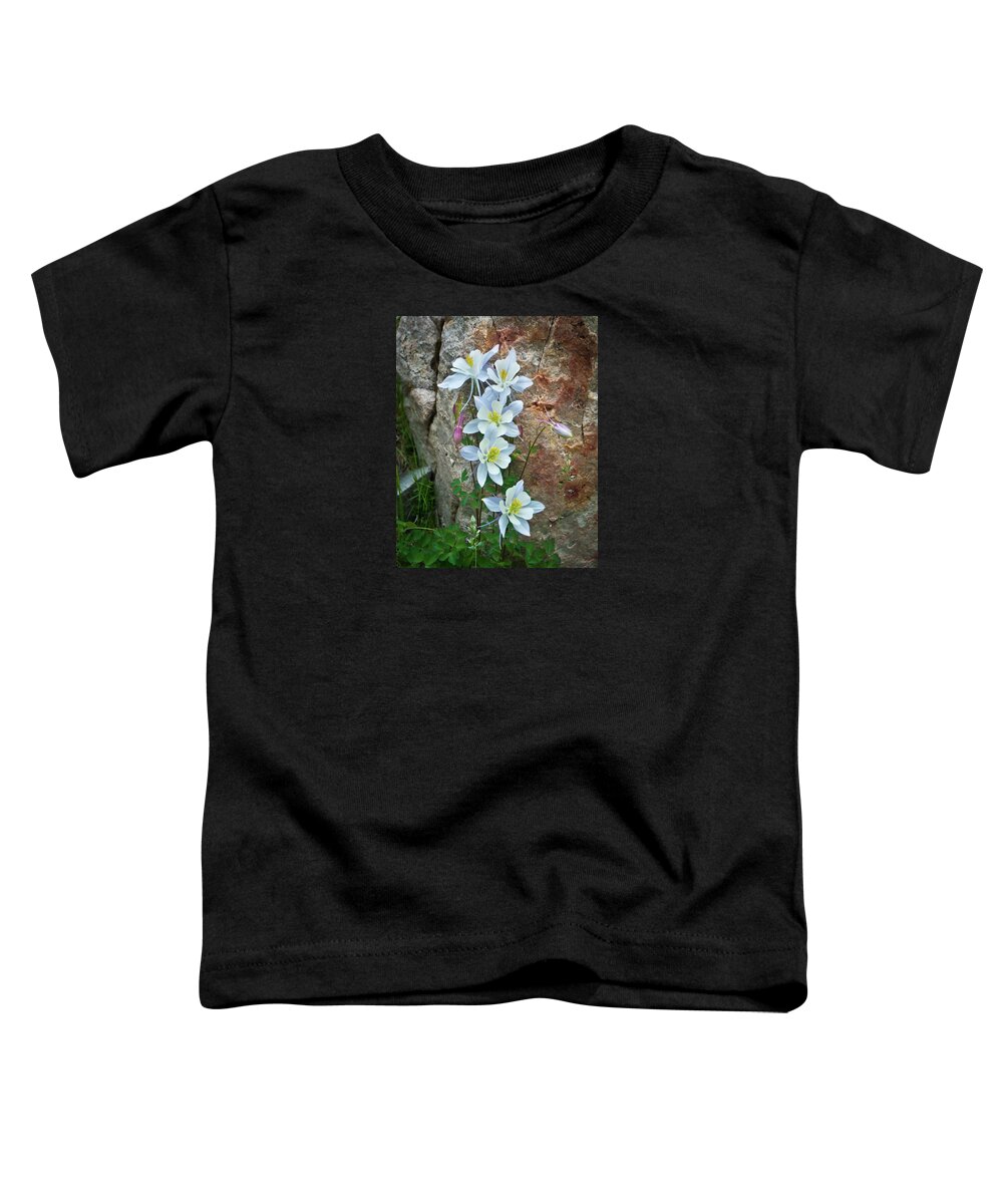  Toddler T-Shirt featuring the photograph Columbines #2 by John Strong