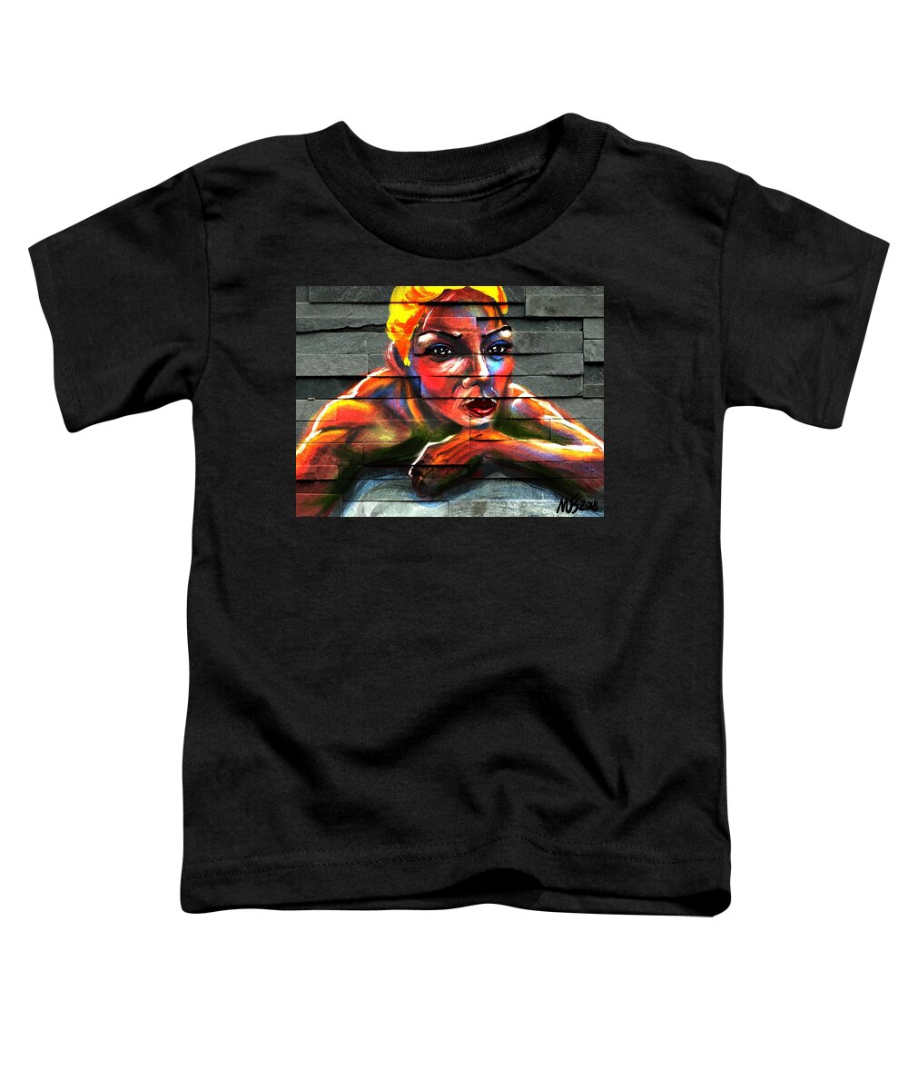 Portrait Toddler T-Shirt featuring the digital art Consider This by Michael Kallstrom