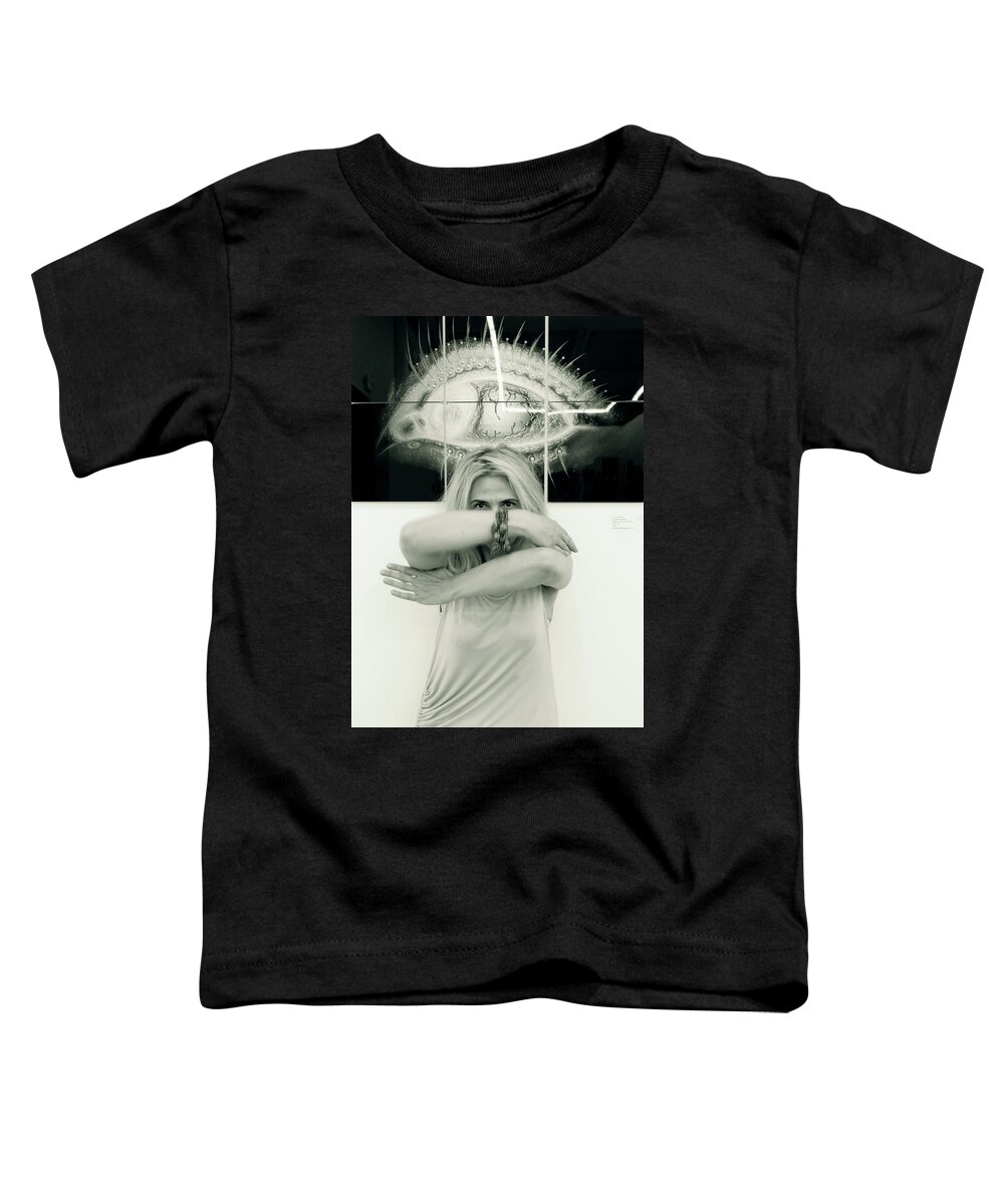 Woman Toddler T-Shirt featuring the photograph Contact by Yelena Tylkina
