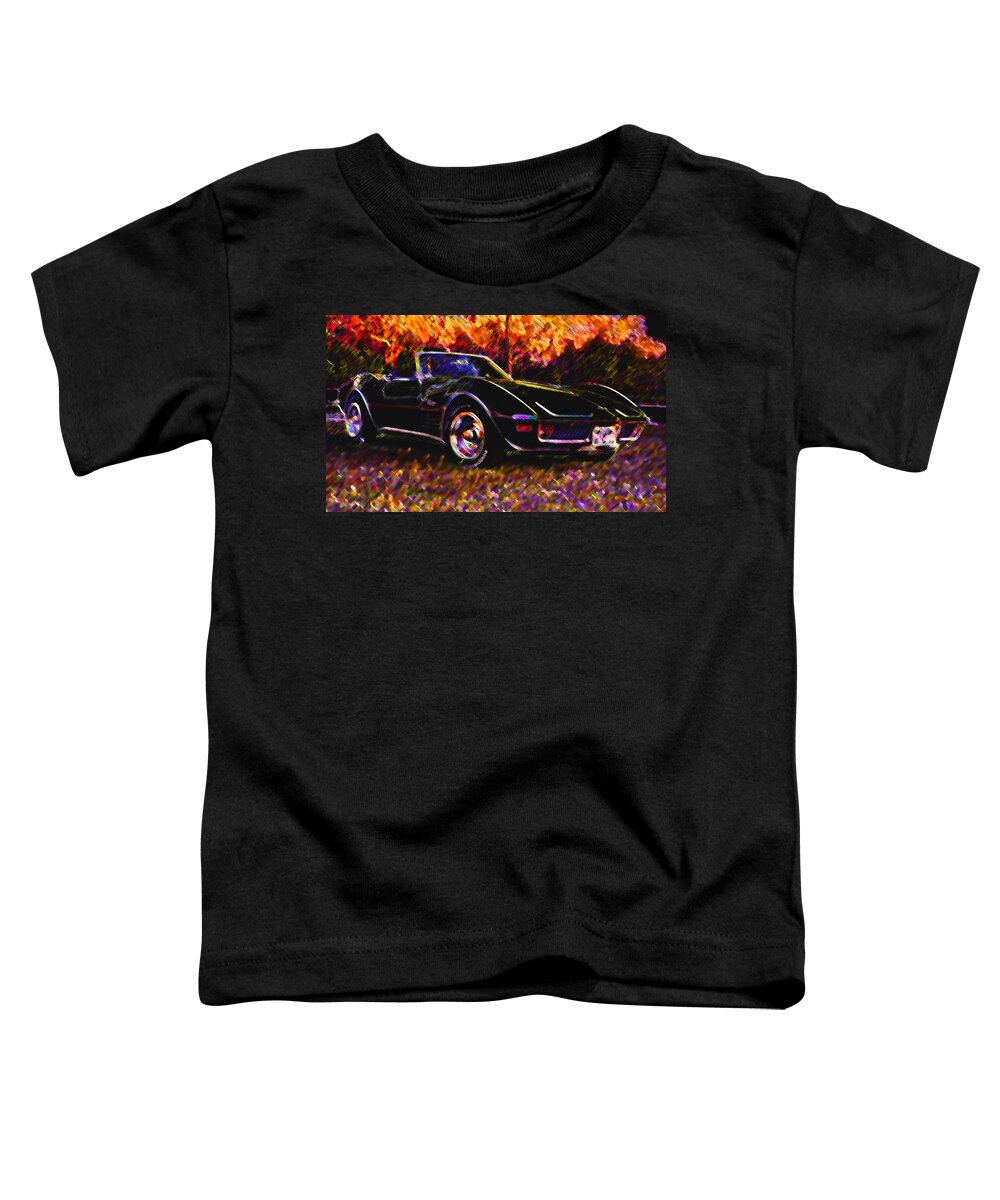 Corvette Toddler T-Shirt featuring the photograph Corvette Beauty by Stephen Anderson