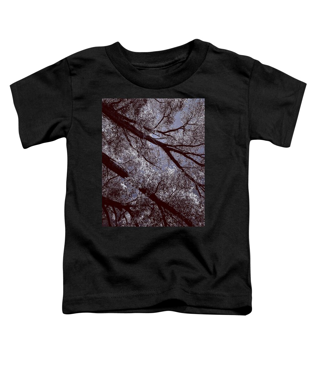 Purple Toddler T-Shirt featuring the photograph Cottonwood Energies by Michael Oceanofwisdom Bidwell