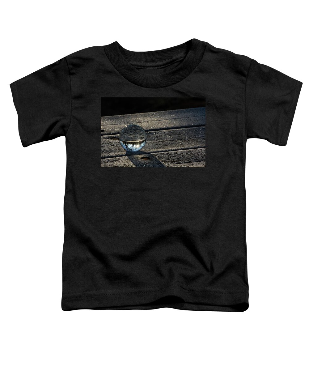 Sun Toddler T-Shirt featuring the photograph Crystal Frost by Bob Cournoyer