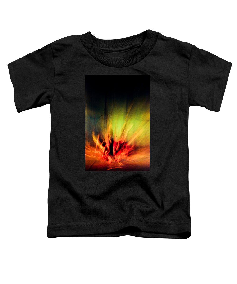 Abstract Toddler T-Shirt featuring the photograph Dance Flower by Scott Sawyer