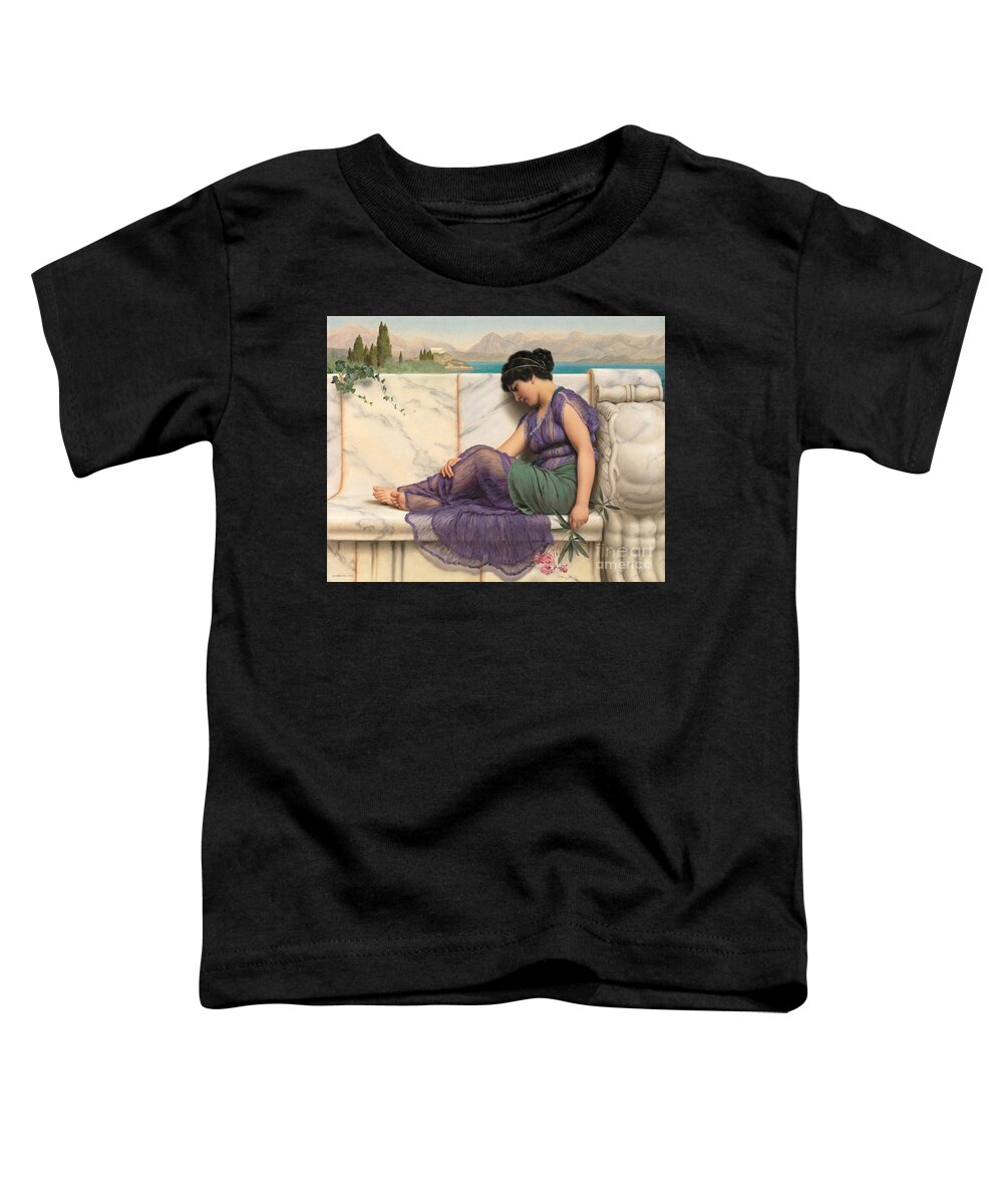 Daydreams 1909 Toddler T-Shirt featuring the photograph Daydreams 1909 by Padre Art