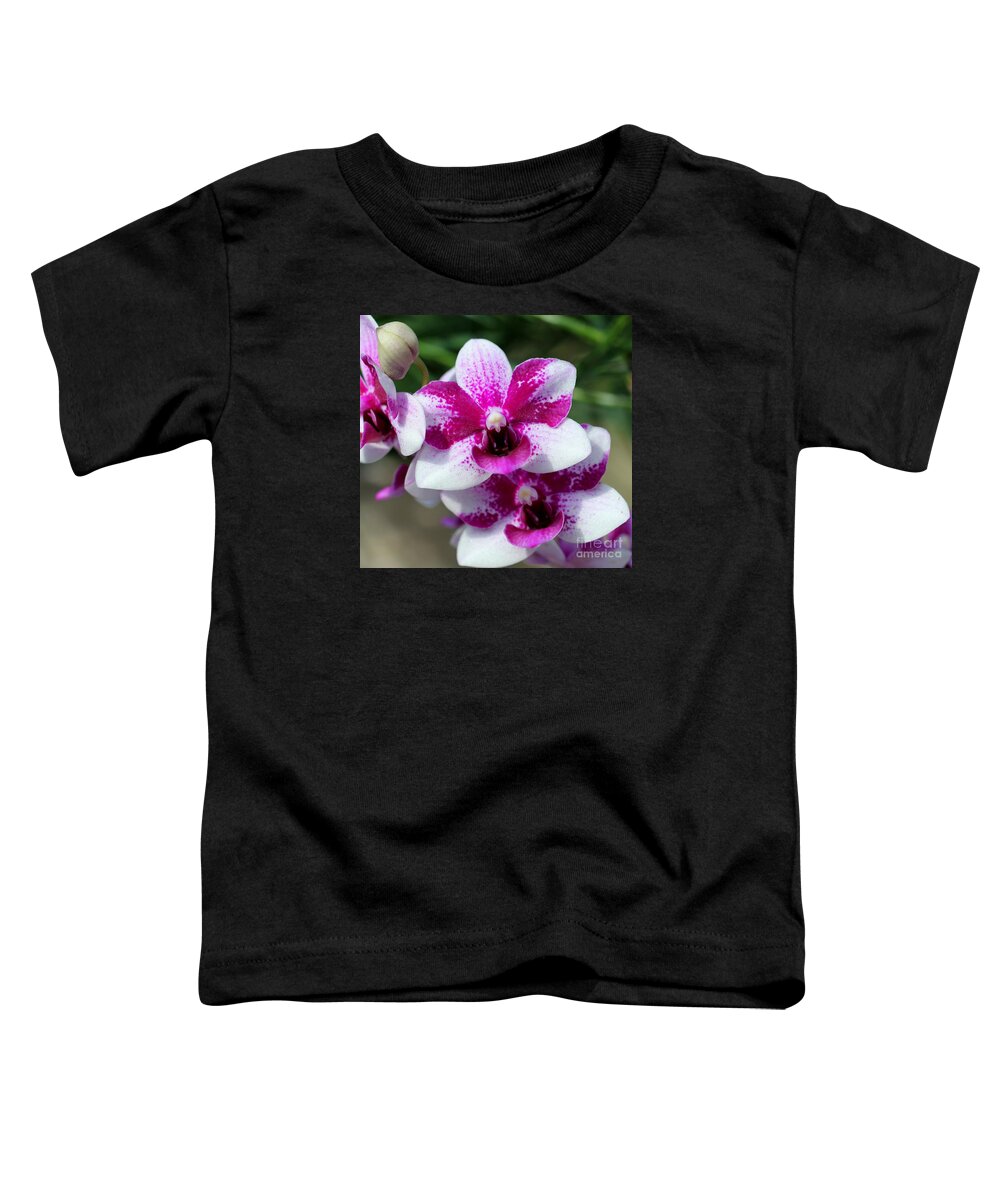 Orchid Toddler T-Shirt featuring the photograph Deep Blush by Carol Komassa