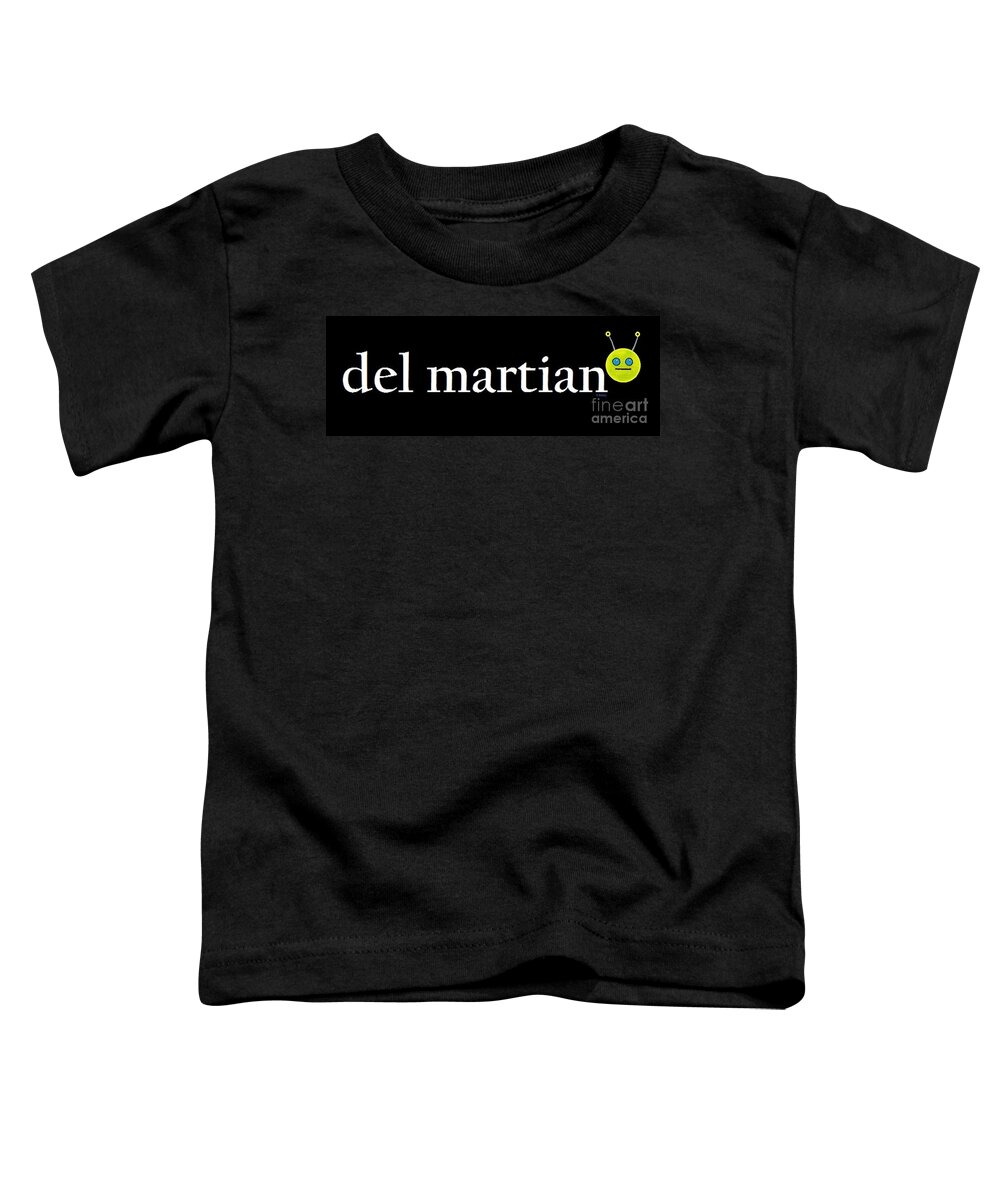 Del Mar Toddler T-Shirt featuring the painting Del Martian by Denise Railey