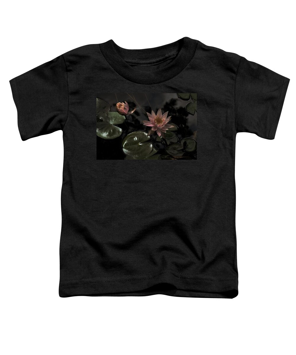 Water Toddler T-Shirt featuring the photograph Deuces in the Moonlight by Lesa Fine