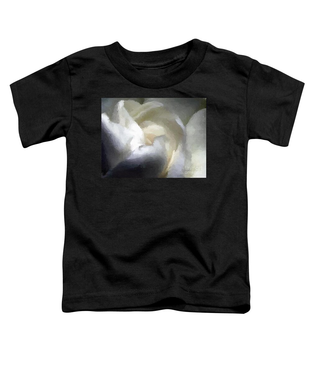 Digital Painting Toddler T-Shirt featuring the digital art Digital Painting Gardenia Flower by Delynn Addams