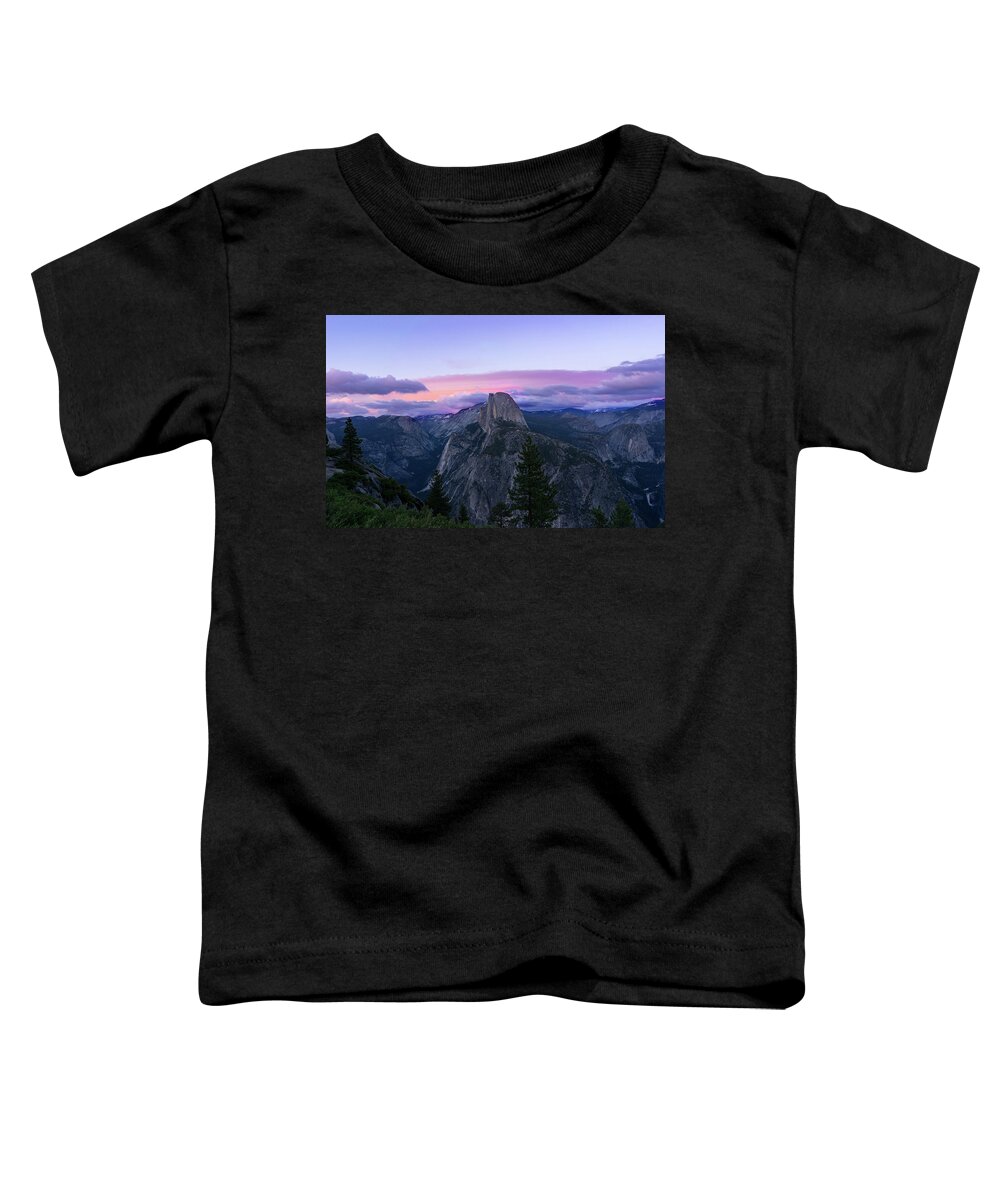 Stone Mountain Toddler T-Shirt featuring the photograph Dolomites by Happy Home Artistry