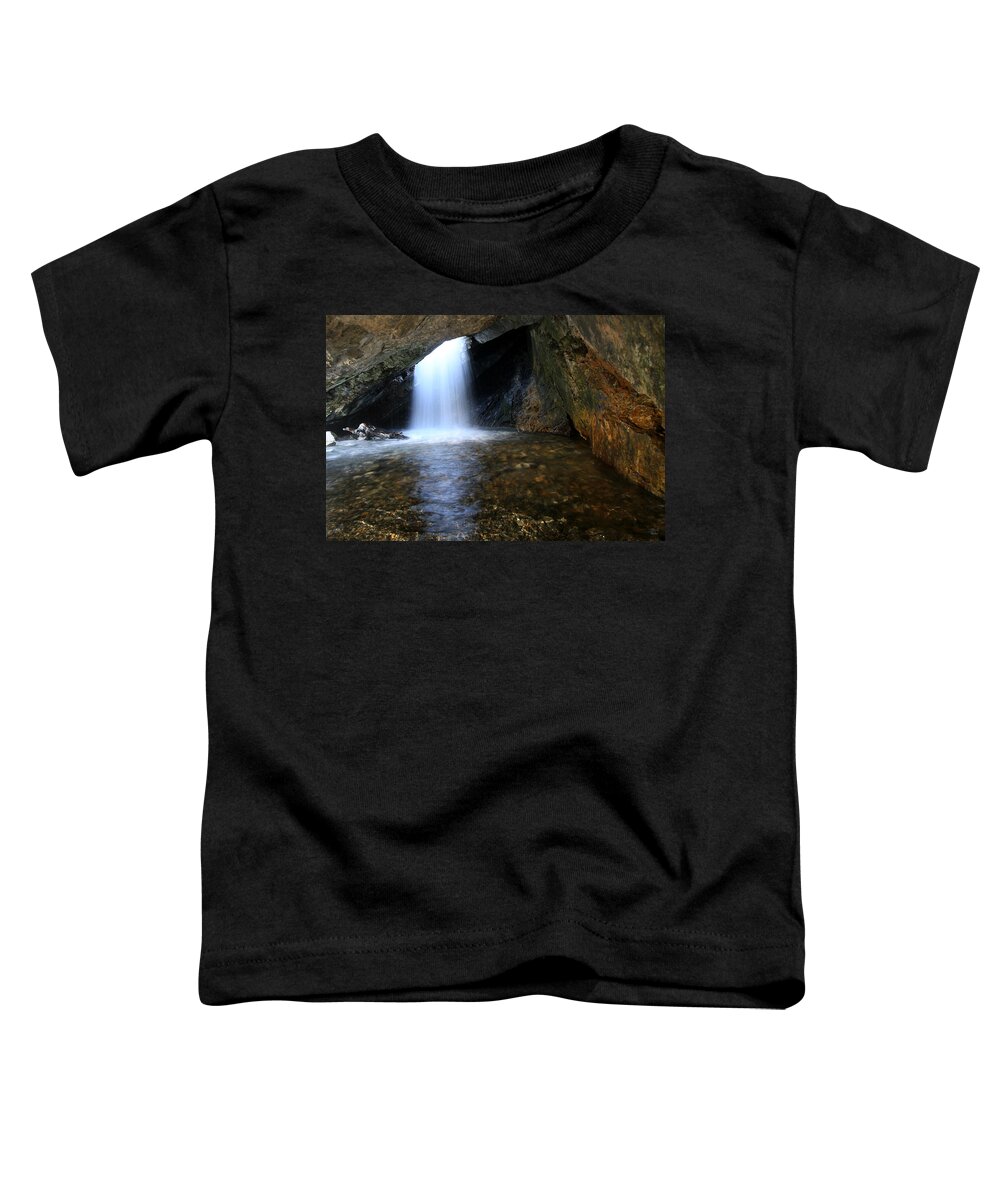 Utah Toddler T-Shirt featuring the photograph Doughnut Falls by Brett Pelletier