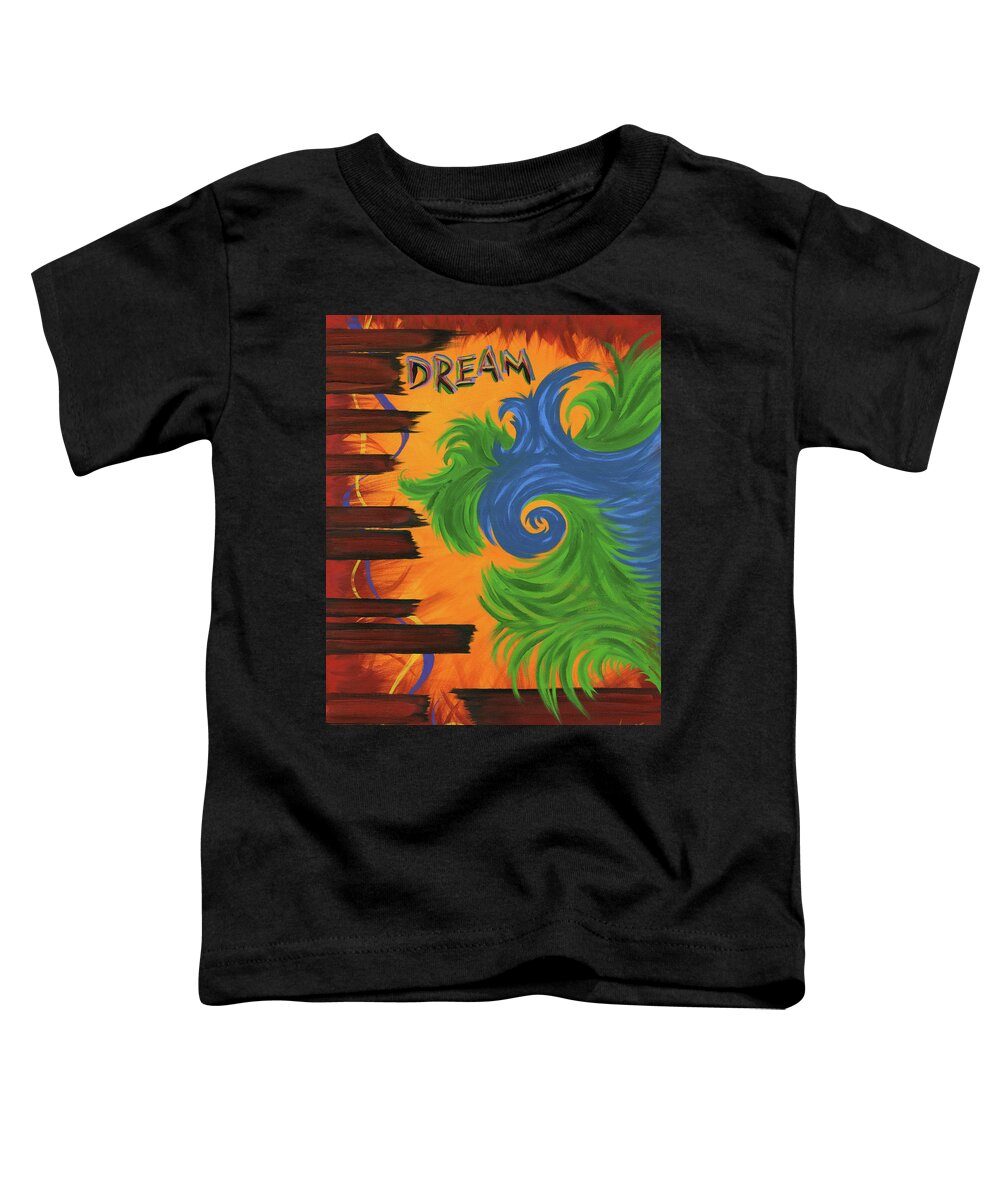Dream Toddler T-Shirt featuring the painting Dream by Darin Jones