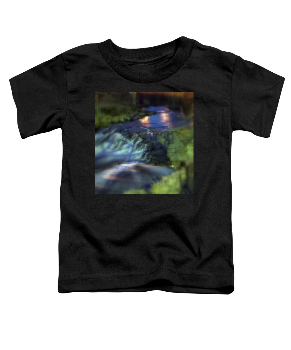Water Toddler T-Shirt featuring the photograph Dream Stream by Greg DeBeck