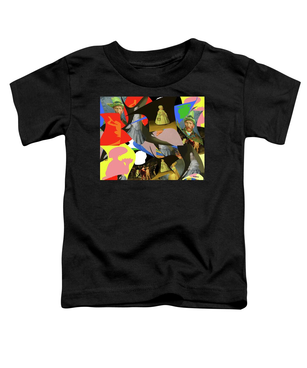 Postmodernism Toddler T-Shirt featuring the digital art Dutch Winds by David Bridburg