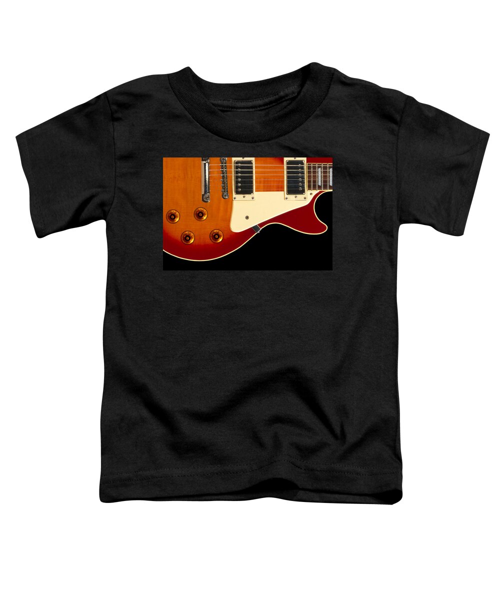 Rock And Roll Toddler T-Shirt featuring the photograph Electric Guitar 4 by Mike McGlothlen