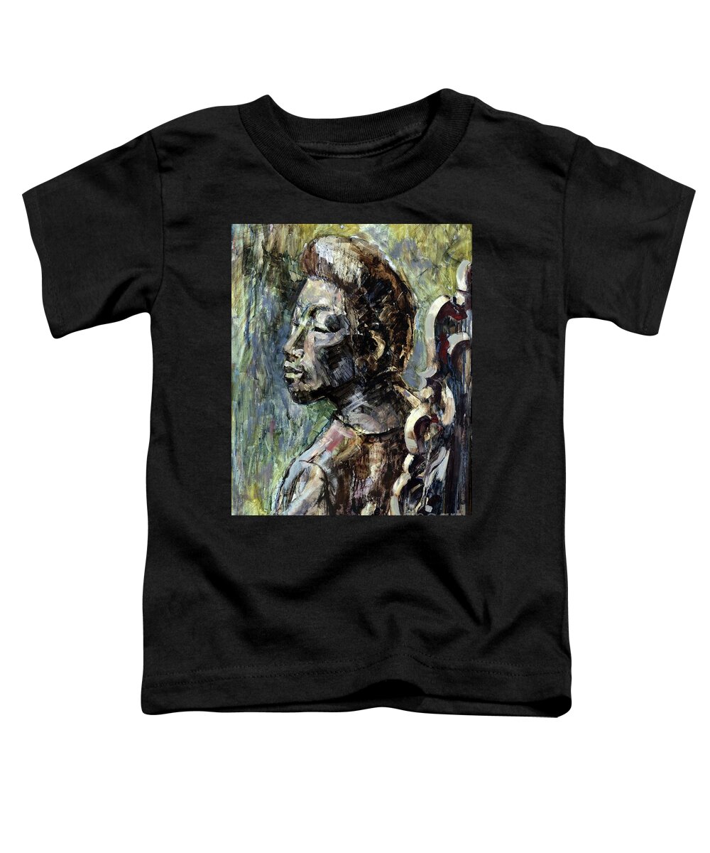 Portrait Toddler T-Shirt featuring the painting Ellen by William Band