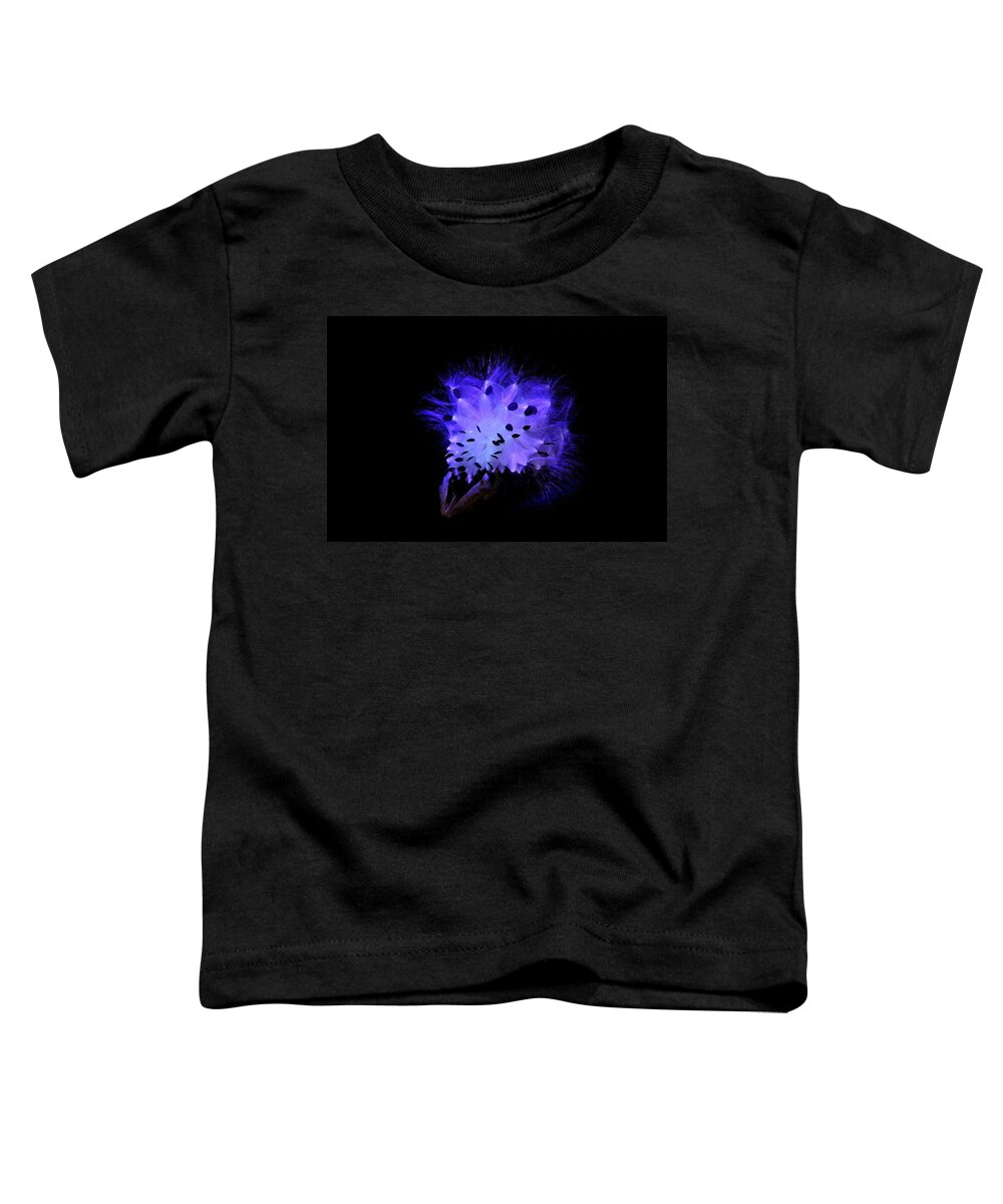 Milkweed Toddler T-Shirt featuring the photograph Emergence 1 by Mark Fuller