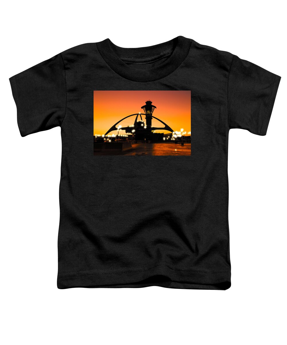 Lax Toddler T-Shirt featuring the photograph Encounters LAX with Light by Michael Hope