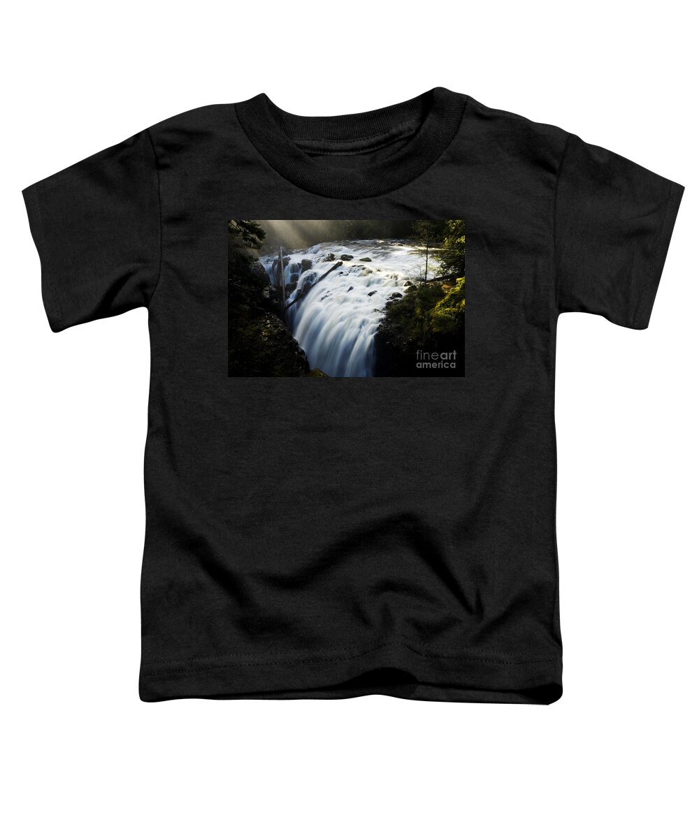 Waterfalls Toddler T-Shirt featuring the photograph Englishman Falls by Bob Christopher