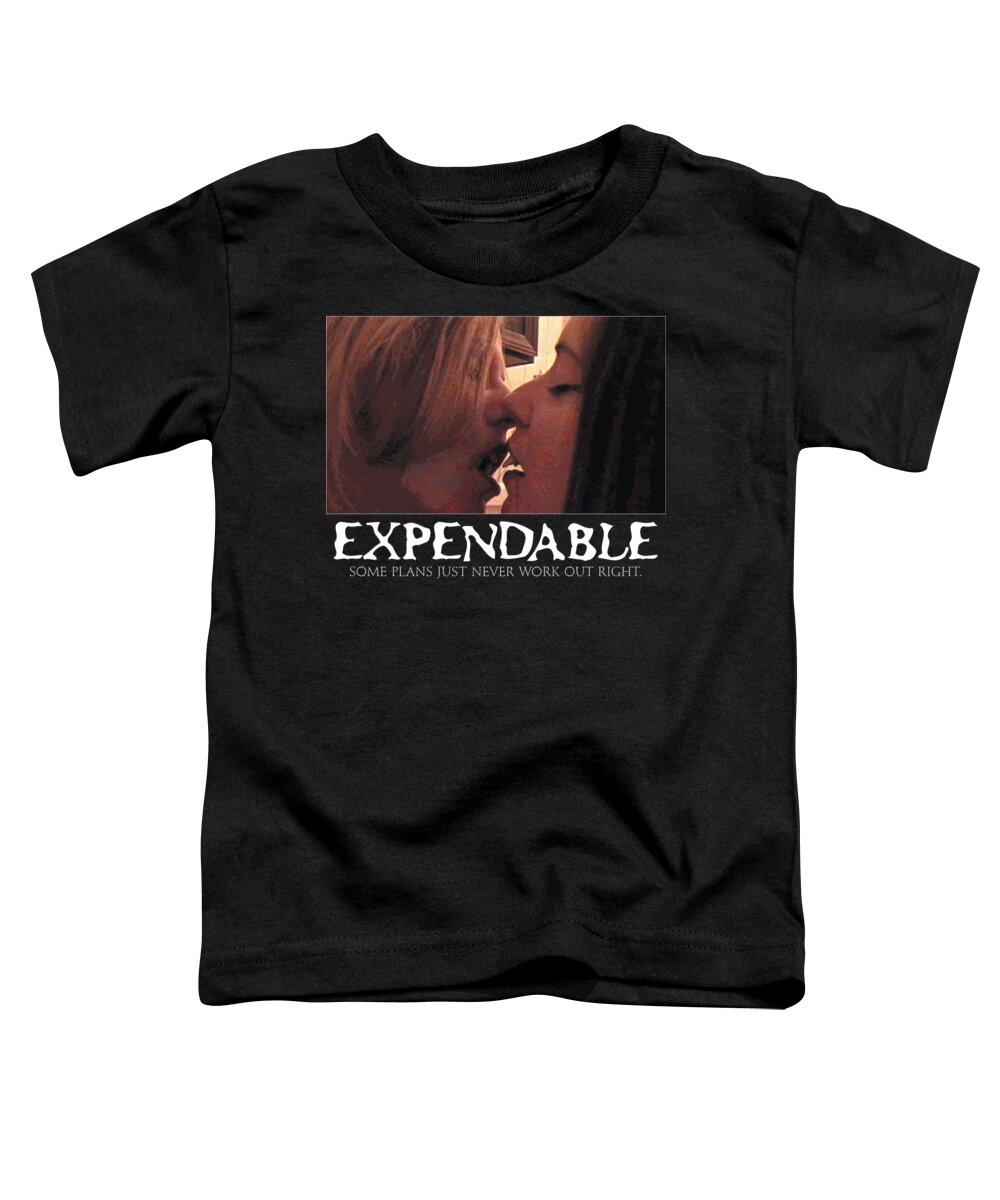 Vampire Toddler T-Shirt featuring the digital art Expendable 11 by Mark Baranowski