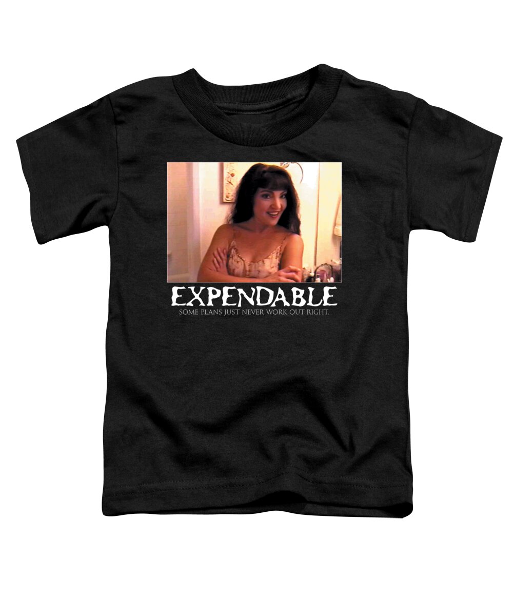 Movie Toddler T-Shirt featuring the digital art Expendable 12 by Mark Baranowski