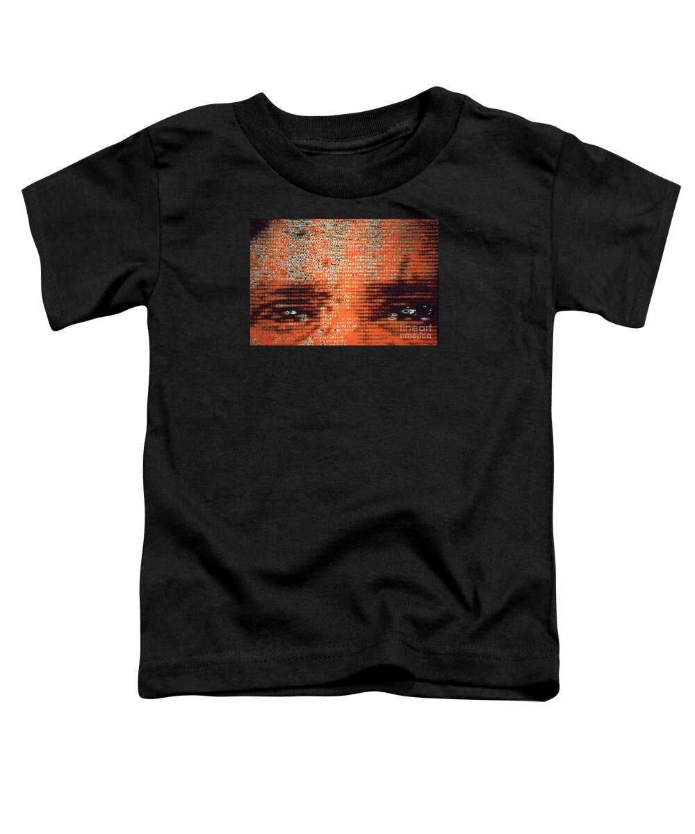 Depression Toddler T-Shirt featuring the digital art Eyes Tell All by George D Gordon III