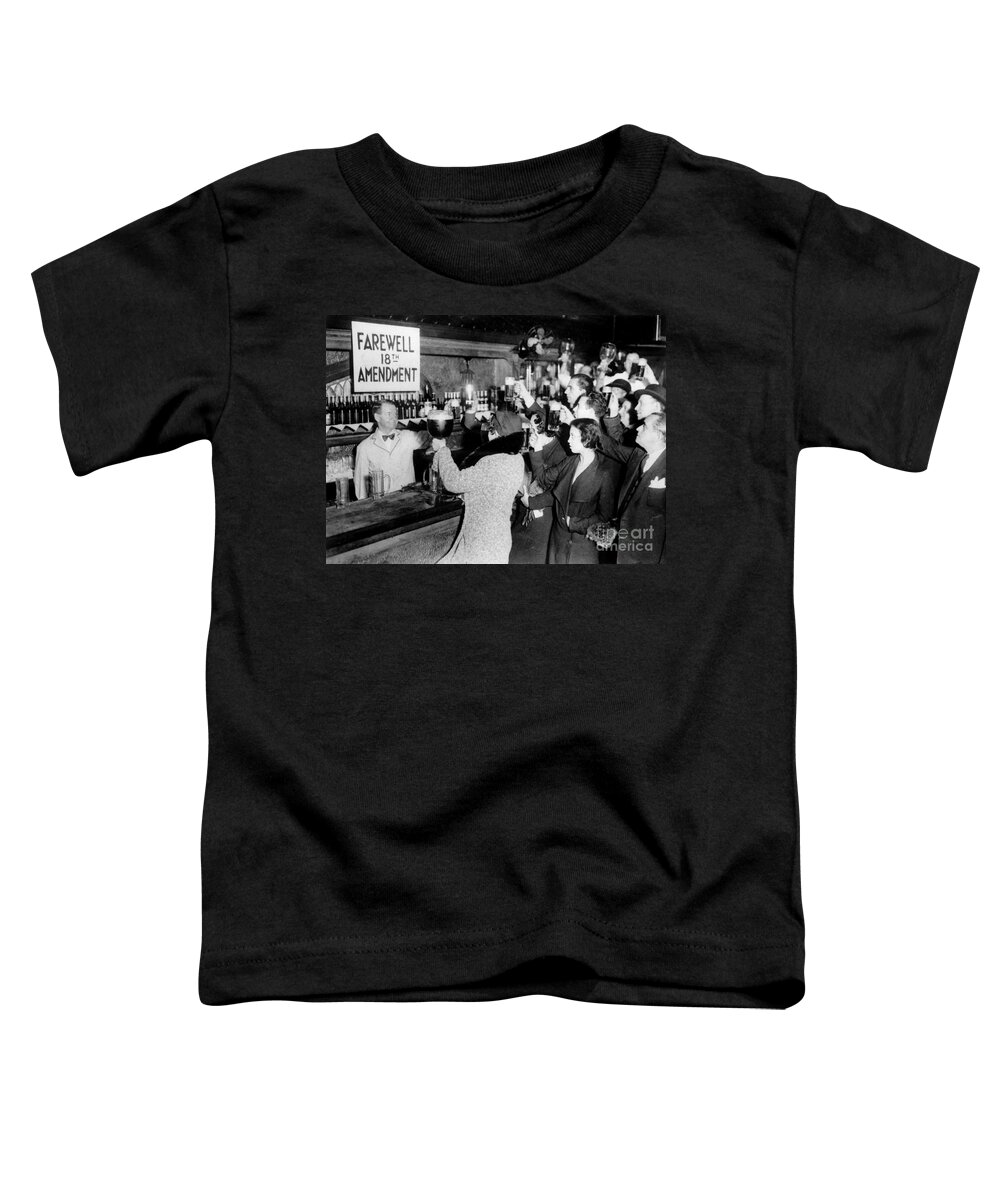 Prohibition Guardsmen Toddler T-Shirt featuring the photograph Farewell 18th Amendment by Jon Neidert