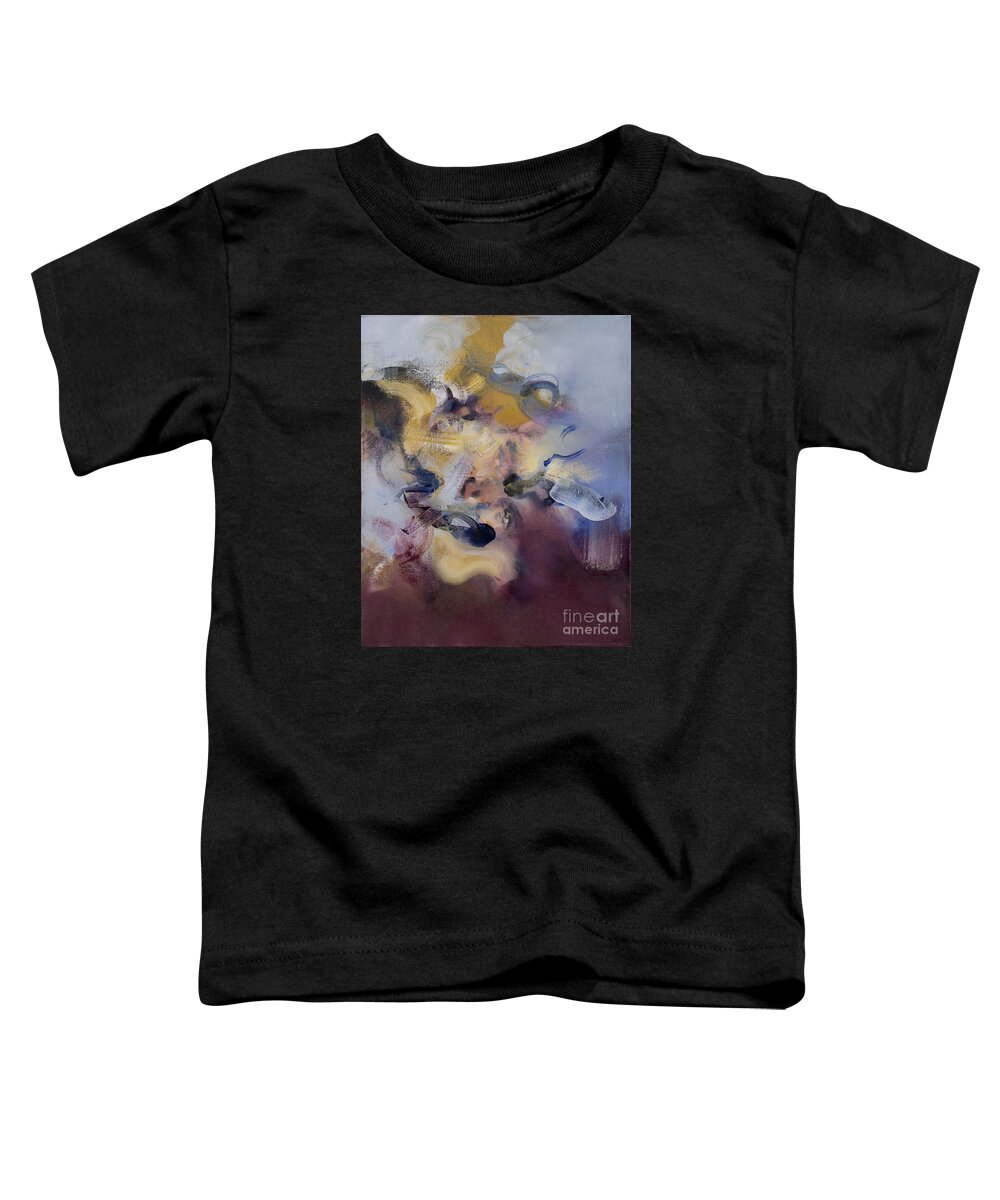 Blues Toddler T-Shirt featuring the painting Fear of Letting Go by Ritchard Rodriguez