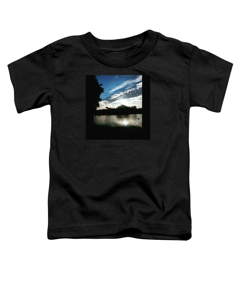 Clouds Toddler T-Shirt featuring the photograph Clear sky After a Weeks Rain by Roberto Munoz
