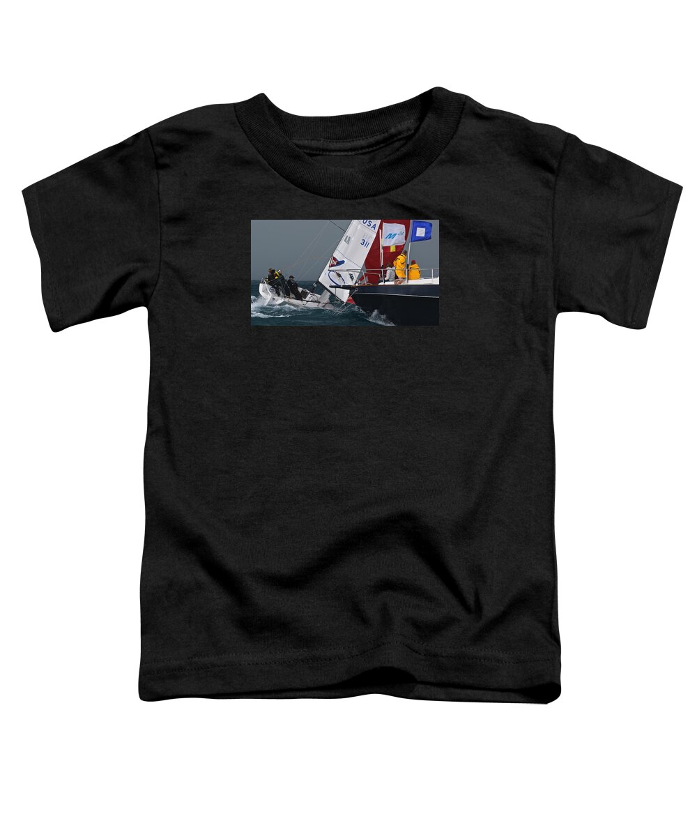 Key Toddler T-Shirt featuring the photograph Finish at Key West by Steven Lapkin