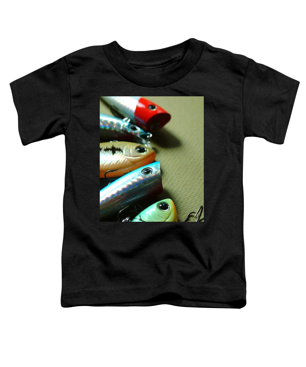 Fishing Lures Toddler T-Shirt featuring the photograph Fisheye by Thomas Pipia
