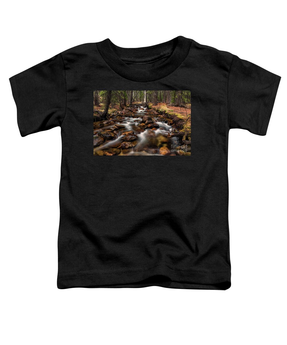 2016 Toddler T-Shirt featuring the photograph Fishhook Creek Waterscape Art by Kaylyn Franks by Kaylyn Franks