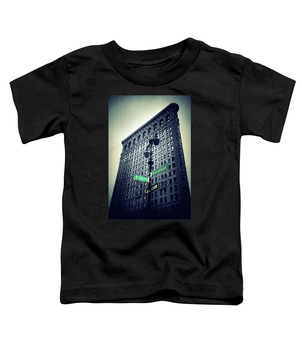 Building Toddler T-Shirt featuring the photograph Flatiron Directions by Jessica Jenney