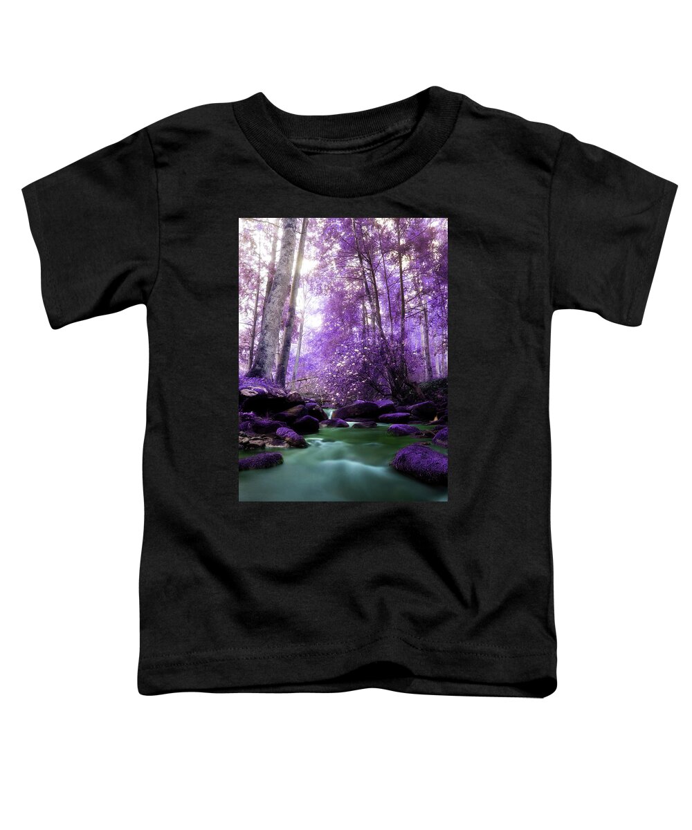 River Toddler T-Shirt featuring the photograph Flowing Dreams by Mike Eingle