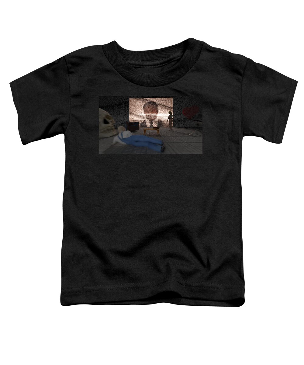 For Toddler T-Shirt featuring the digital art For Our Protection by Brainwave Pictures