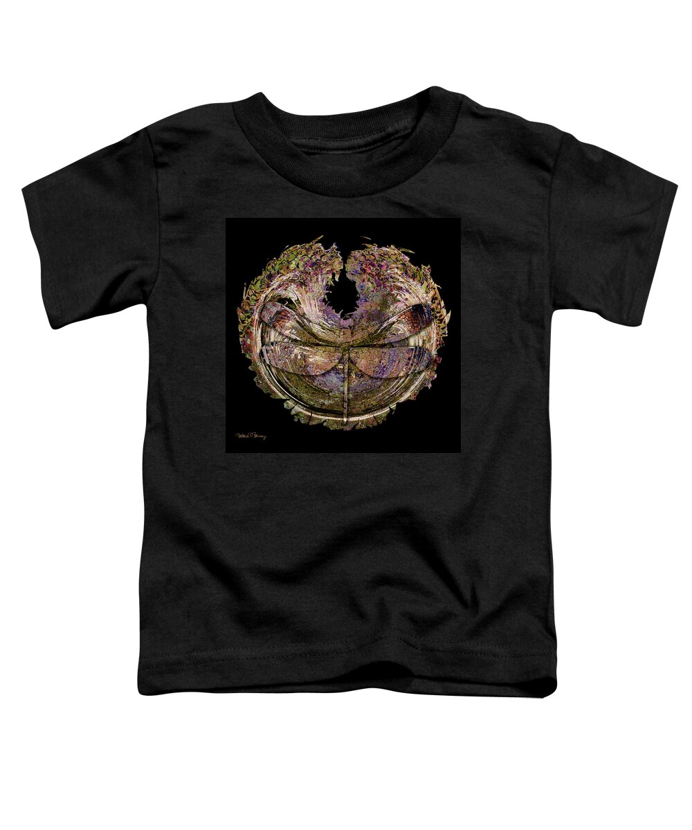 Fossil Toddler T-Shirt featuring the digital art Fossil by Barbara Berney