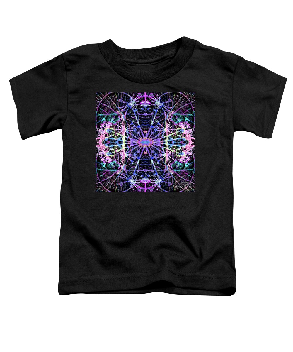 Fractals Toddler T-Shirt featuring the digital art Fractal Harmony 1e by Walter Neal