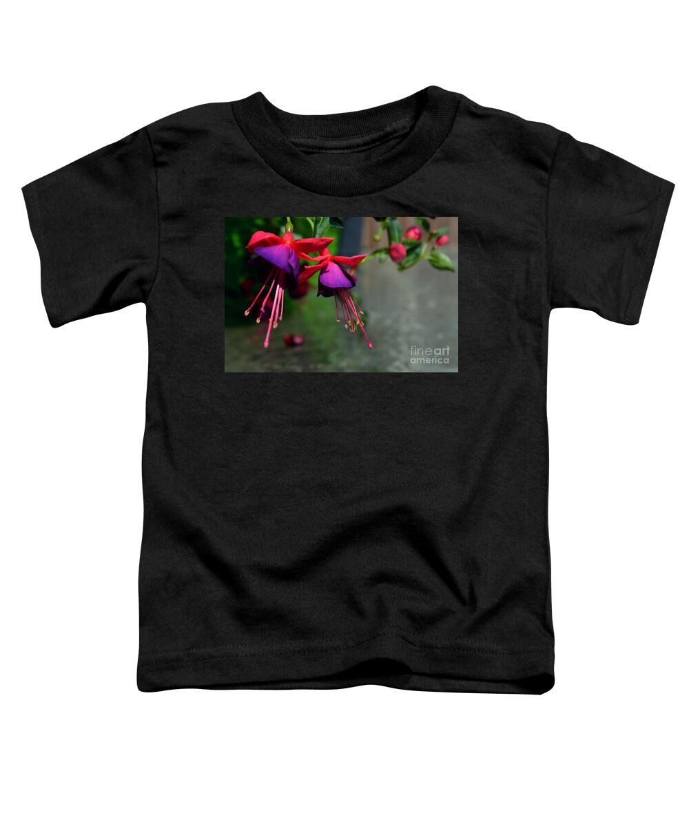 Adrian-deleon Toddler T-Shirt featuring the photograph Fuchsia Original Photo by Adrian De Leon Art and Photography