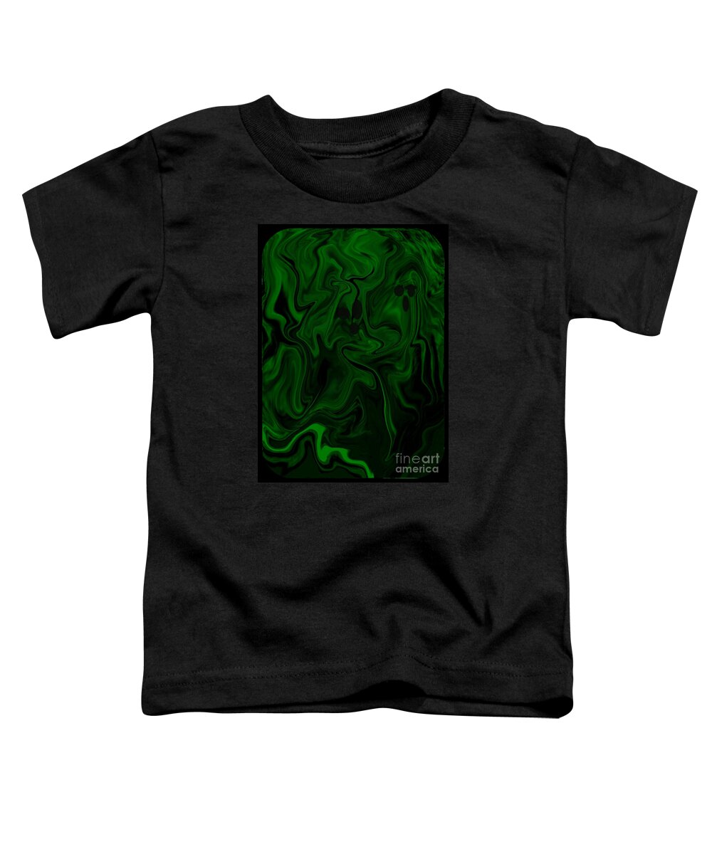 Abstract Toddler T-Shirt featuring the digital art G. Visitant by Rindi Rehs